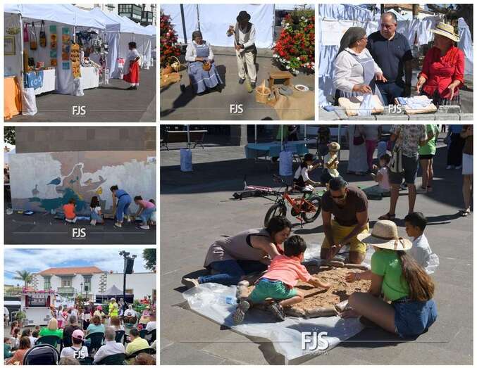 Collage de las actividades de este domingo en San Juan/Francisco Javier Santana.
